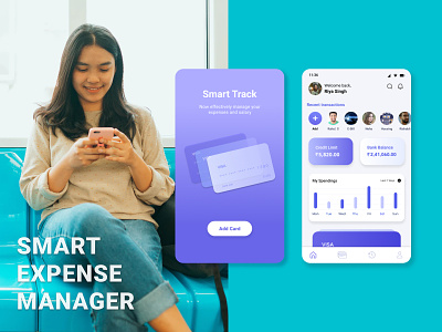 Expense Tracker App app design expense manager expense tracker figma finance management management app mobile app ui uidesign uiuxdesign uiuxdesigner