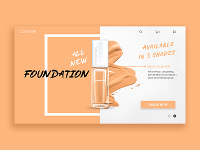 Beauty & Cosmetics Products Banner Ad ads design advertising banner banner ad banner design beauty product cosmetics design hero banner hero image product page