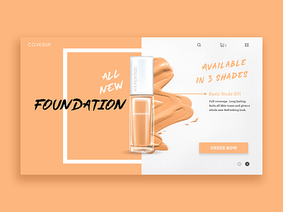 Beauty & Cosmetics Products Banner Ad