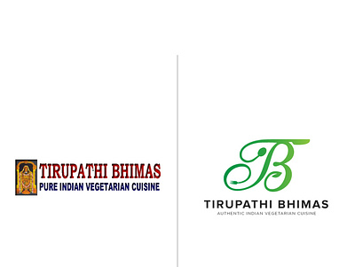 Tirupathi Bhimas New Logo branding design flat icon illustration illustrator logo logos logoshape typography