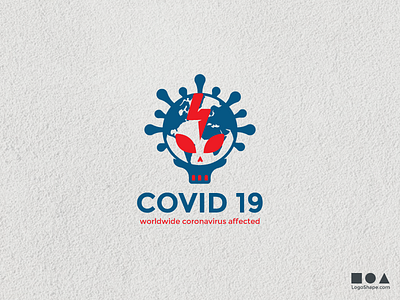 COVID19 corona coronavirus covid design flat icon illustration illustrator logo logoshape stayathome vector washyourhands