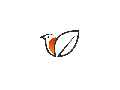 Monoline bird! branding flat icon illustration illustrator logo logos logoshape minimal vector