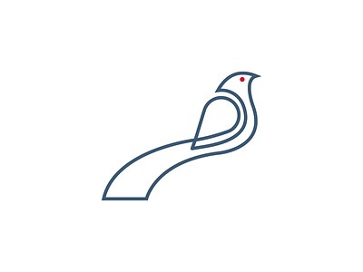 Monoline asiankoel bird branding design icon illustration illustrator logo logos logoshape minimal typography
