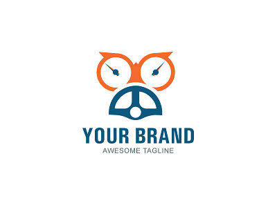 Owl Car car carlogo icon illustrator logo logos logoshape resalecar