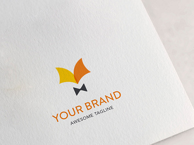 Mr Fox animal branding design flat fox icon illustration illustrator logo logos logoshape minimal typography vector