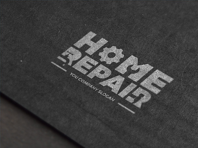 Home Repair Logo branding design flat icon illustration illustrator logo logos logoshape typography