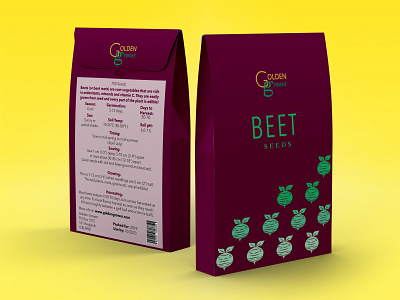 Beet Seed Packaging - Vegetable Seed Packaging