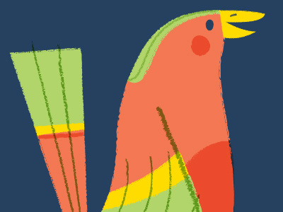 happy birdie bird happy illustration