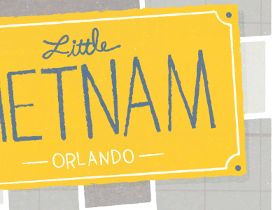 Little Vietnam map illustration little vietnam map orlando