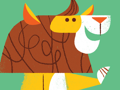 dancey lion illustration lion animal dance smile