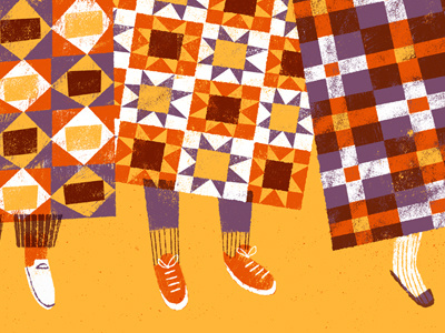 quilters feet illustration quilters quilts shoes