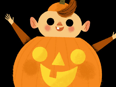Halloween: Day 7 costume halloween illustration pumpkin