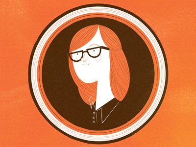 redhead illustration