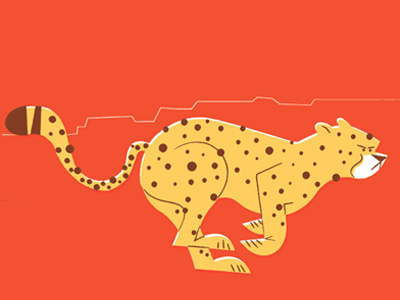 cheetah! by Lydia Nichols on Dribbble