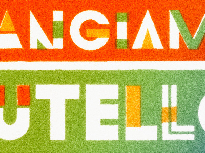 Mangiamo Nutella (Ogni Giorno) custom italian texture type