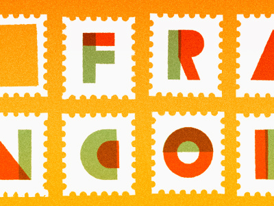 Francobolli custom francobolli illustration italian stamps type