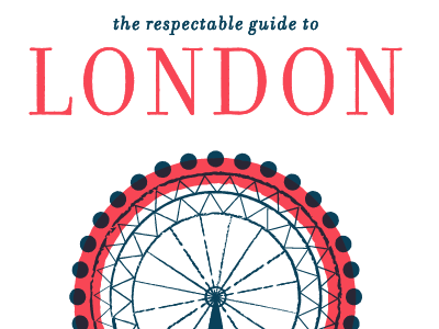So Respectable design eye ferris wheel illustration london