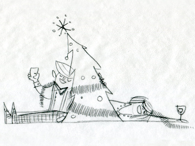 Christmas Party Sketch