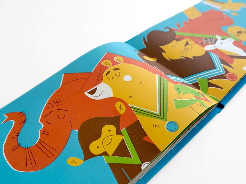 The Summer Zoolympics Celebration! illustration childrens book zoo animals olympics endpapers kangaroo torchi am very