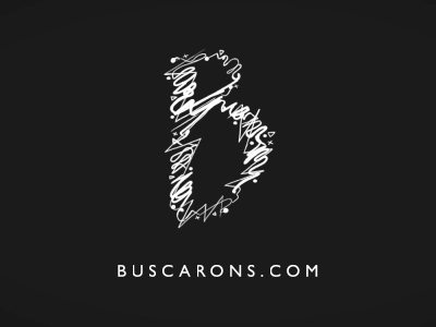 Logo b branding buscarons frame by frame lines logo reel waves