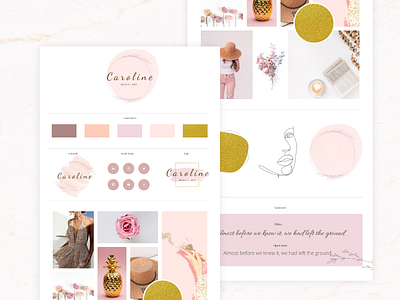 FREE Rose Gold Brand Board in Adobe XD adobe xd adobexd design designs ecommerce feminine free freebie gold instagram instagram post lavender lifestyle lifestyle brand lilac mood moodboard pink rose uidesign