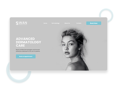 Swan Dermatology Clean Web Design