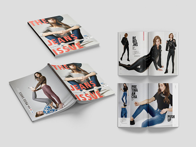 Catalogue Jeans F/W 19 catalog catalog design catalogo catalogue catalogue design clothes clothes shop design fashion fashion brand graphic design graphic design graphicdesign magazine magazine design ropa typography