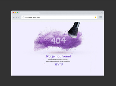 Empty State 404 error beauty branding graphic design ui