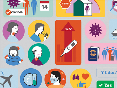 Covid graphics for communication tools covid covid19 freebie illustration infographic