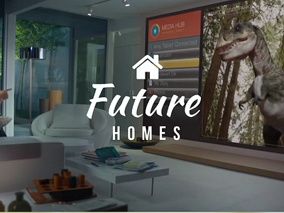 Future home video connected home future of house iot technology title screen