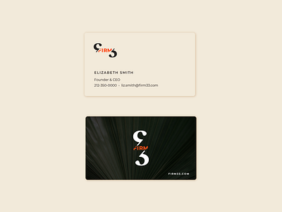 Firm 33 Business Card