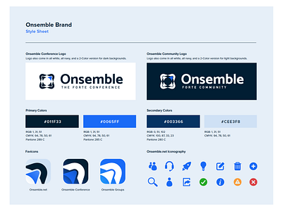 Onsemble Conference + Community Re-design