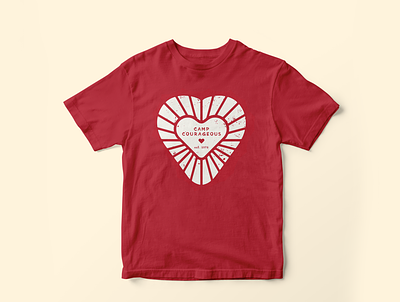 Pro-Bono Shirt Design for Camp Courageous adobe design designer graphic illustrator lion pro bono shirt special needs vector