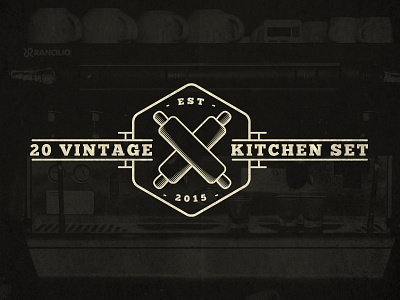 20 Vintage Kitchen Set