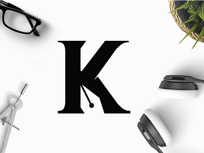 K Pen educate educated k learn letter logo pen read smart sophisticated write writer