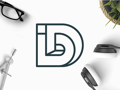 ID d i idd letter letters line lines logo