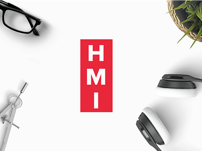 HMI business clean corporate hmi letter letters logo modern monogram