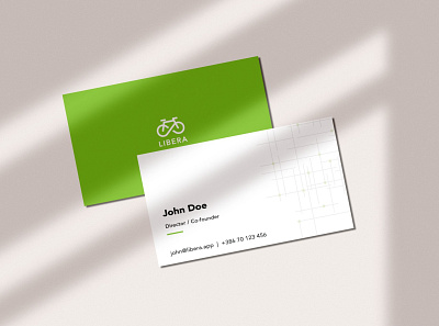 Libera Business Card branding businesscard design logo minimal typography