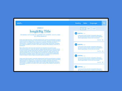 Blog wireframe