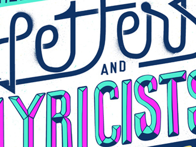 Letters & Lyricists hand drawn type letters script typography