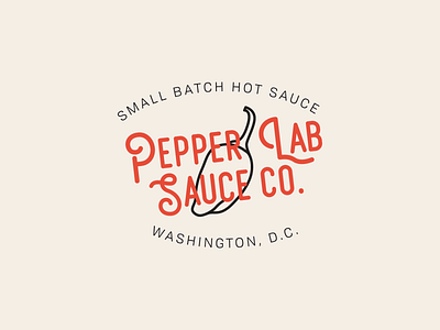 Pepper Lab Sauce Co. Branding branding branding design identity illustration logo