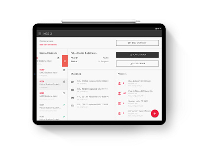 Office Depot Flutter Tablet App by Arjan van der Vlies on Dribbble