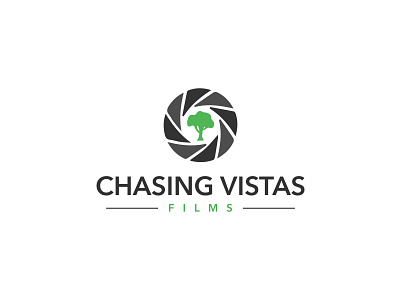 Chasing Vistas Film brand classy creative filmmaker flat design graphic design illustrator logo design modern logo photography