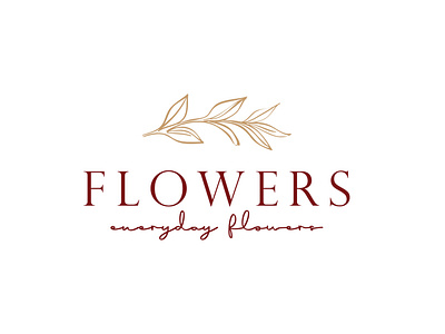 Floral logo, Botanical logo