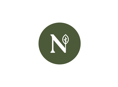 NATIVE FAV ICON botanical favicon green hand drawn icon icondesign logo marketing minimal veggie website