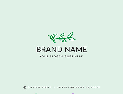 Botanical logo botanical logo botany conservation eco friendly environment floral garden greenery hand drawn logo horticulture leaves nature organic outdoors plants sustainability