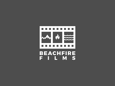 Beachfire Films 01 app logo beach creative design design film logo flat design graphic design illustrator logo logo design modern logo professional logo record simple logo