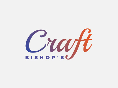 Bishop's Craft brand branddesign brandidentity branding craft design designer graphic graphicdesign graphicdesigner illustrator logo logodesign logodesigner logoinspiration logomaker vector