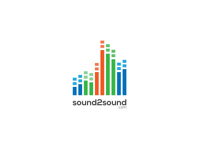 Sound2sound flat design graphic design illustrator logo logo design modern logo music musician professional logo sound sound waves vector