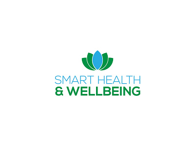 Smart Health Wellbeing flat design graphic design graphicdesigner health illustrator logo logo design logo designer modern logo professional logo wellness